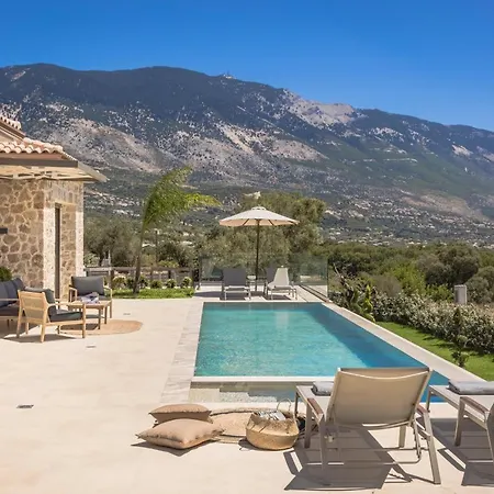 Golden Stone Made In Karavados Village! Villa Argostoli (Kefalonia)