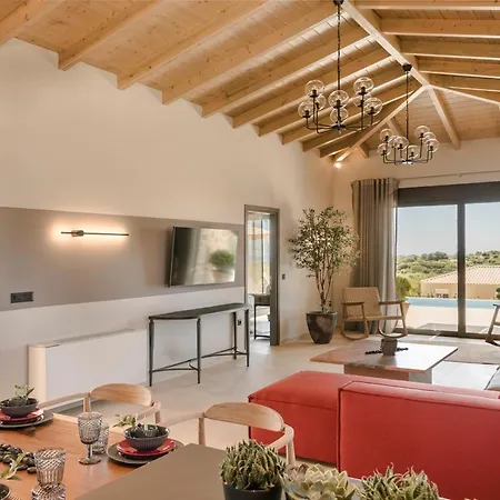 Villa Golden Stone Made In Karavados Village! *