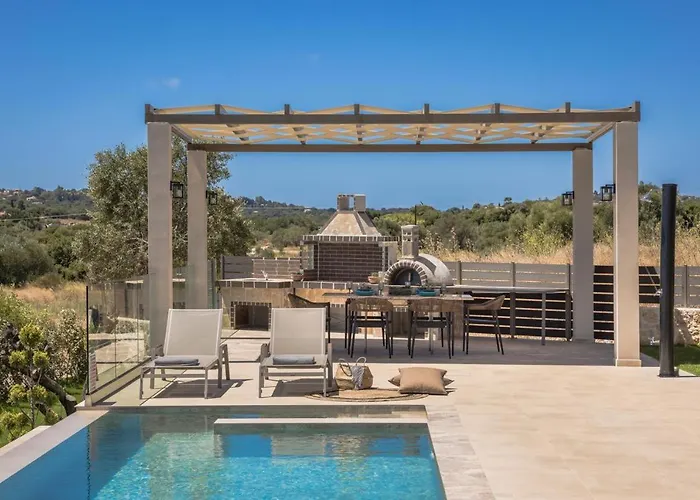 Villa Golden Stone Made In Karavados Village! *