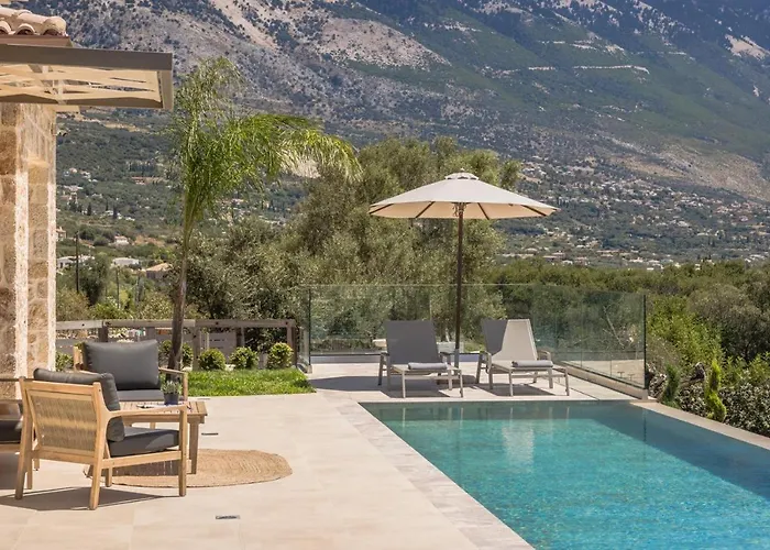 Golden Stone Made In Karavados Village! Villa Argostoli (Kefalonia)