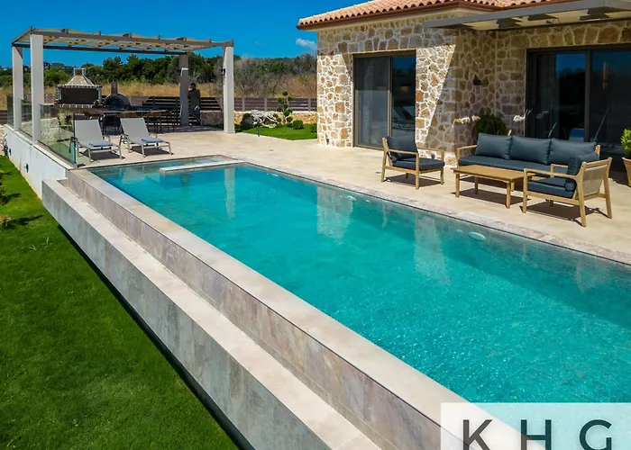 Golden Stone Made In Karavados Village! Villa *