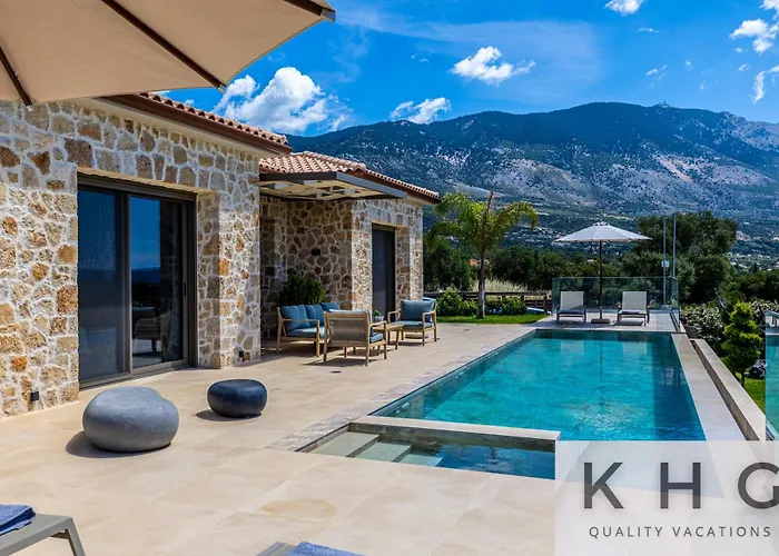 Golden Stone Made In Karavados Village! Villa Argostoli (Kefalonia)