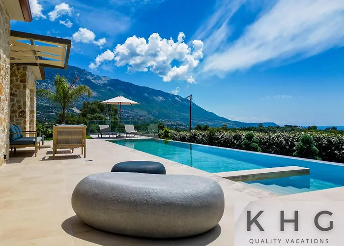 Golden Stone Made In Karavados Village! Villa *